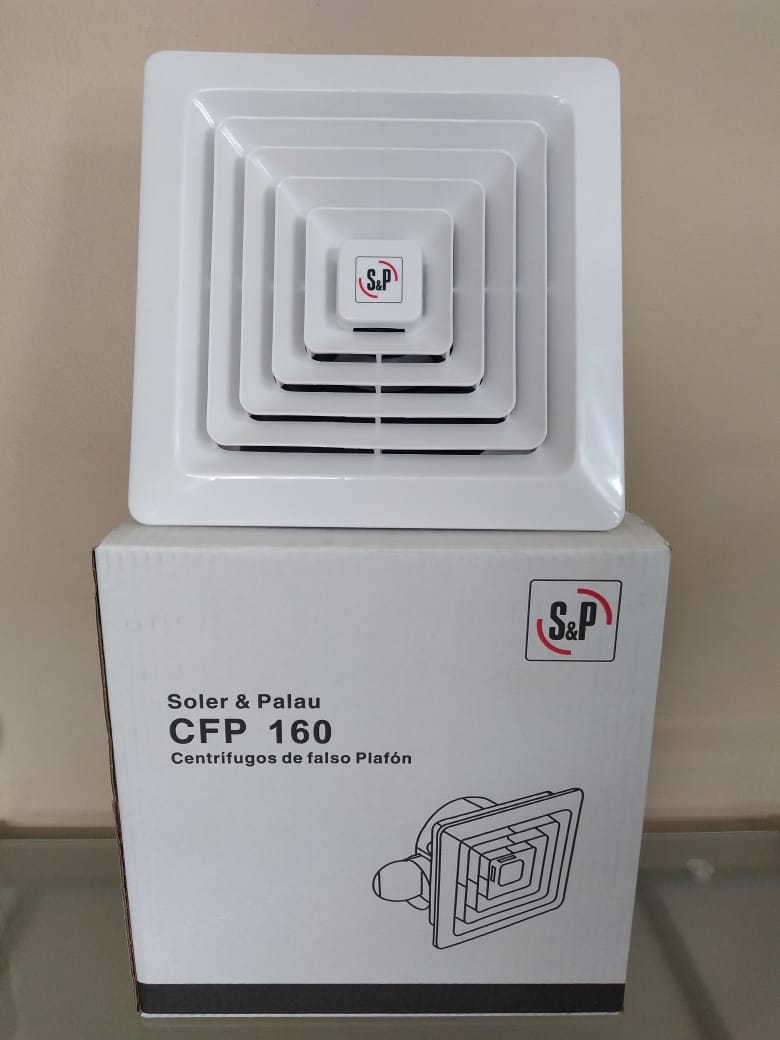 Extractor de aire para techo falso plafón CFP 160 Extractores de Aire