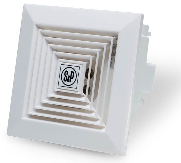 Extractor de aire para techo falso plafón modelo CFP 120 – Caudal Vent