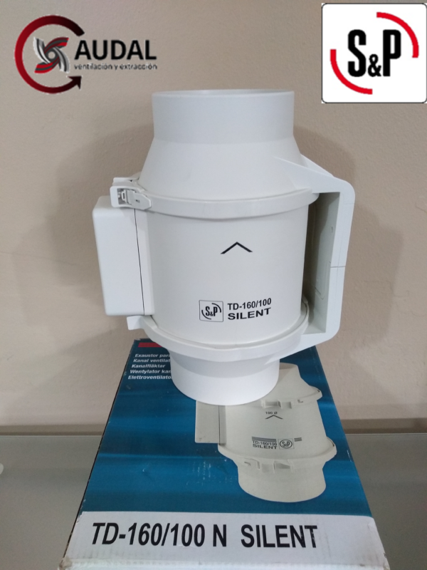 Winflex - Termostato Stream 150/160 - Extractor de aire silencioso
